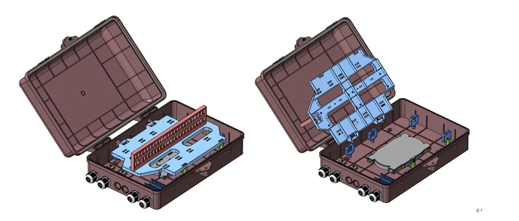 Supply FTTH 48core Fdb Fiber Optic Termination Box Fiber Junction Box Price for Fiber Distribution and Connection