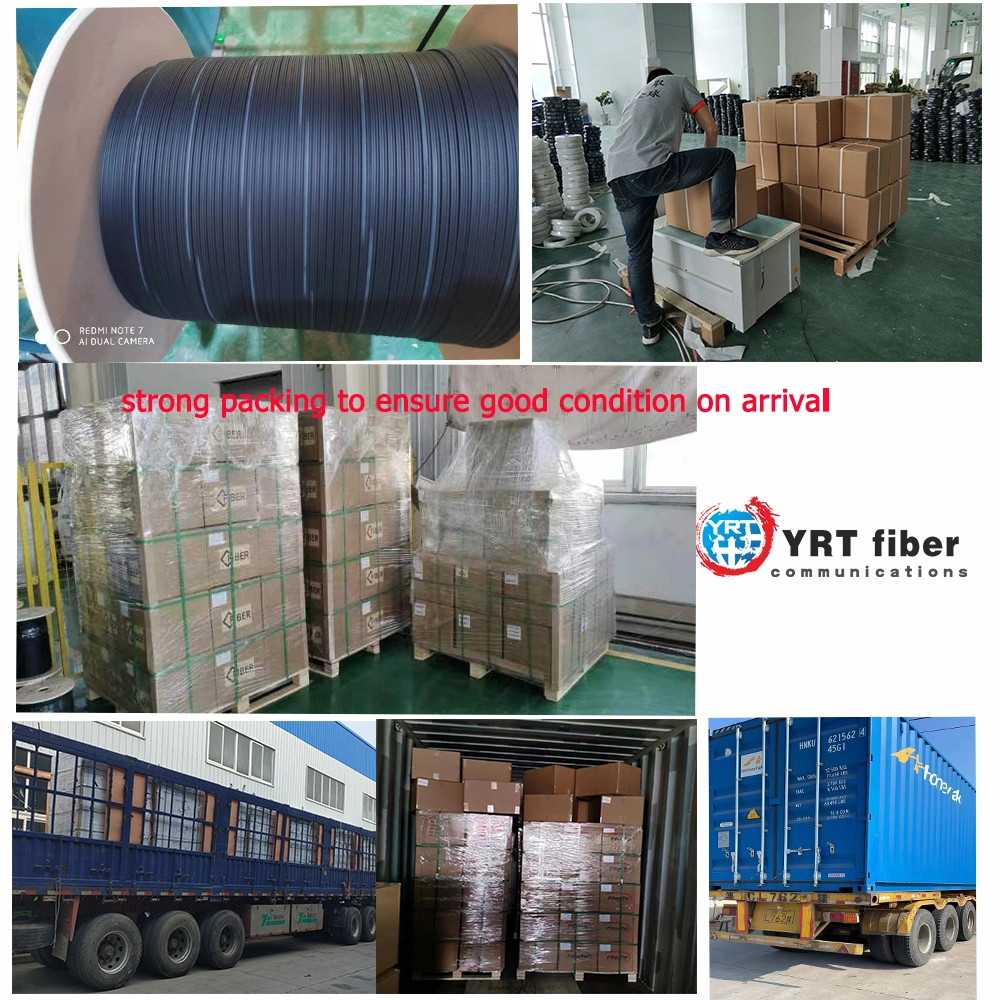 Fire Retardant Sm Fiber Optic Cable with Double Jacket for Outdoor Use