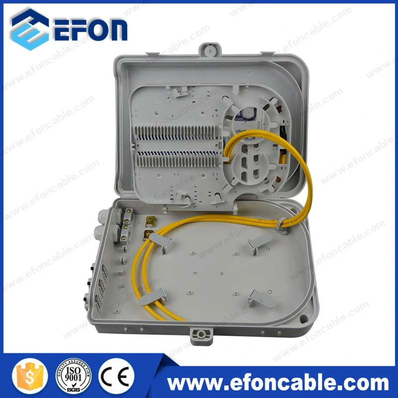 Fdb FTTH 24 Core White Black Fiber Optic Termination Box with Gland (FDB-024A)