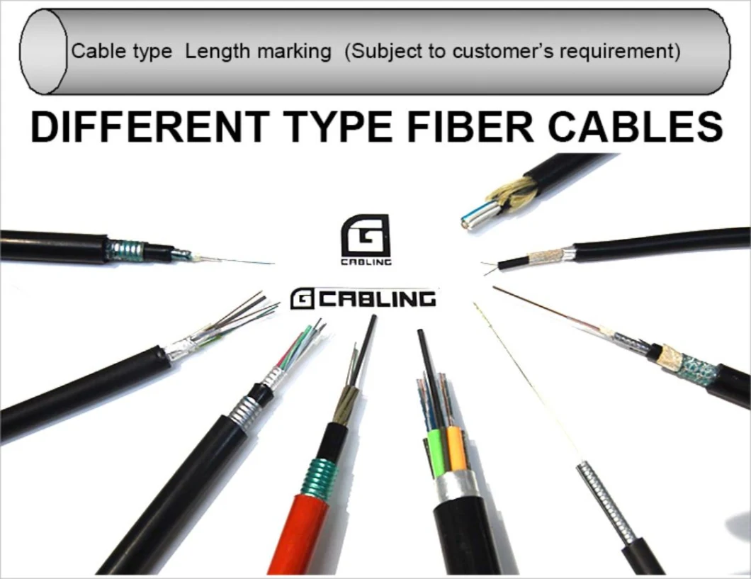 Gcabling Fiber Optic Cable ADSS GYXTW GYTS Indoor Outdoor Cable