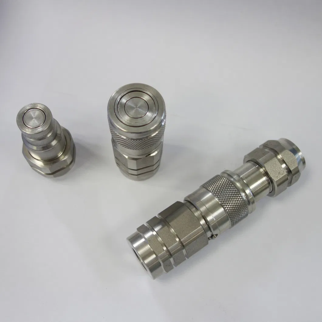 Naiwo 3/8 Stainless Steel Quick Connector NPT Flat Face Quick Release Coupling Quick Coupler Factory