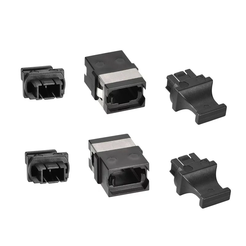 MPO PC/APC Connector Fiber Optic Adapter MPO-MPO, Reversable Key, Standard Footprint