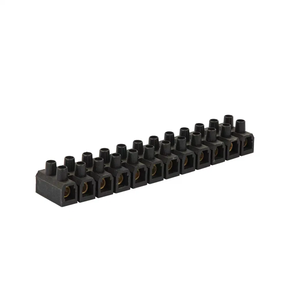 Good Quality Plastic PE 12 Pole Teminal Block Electrical Terminal Strip