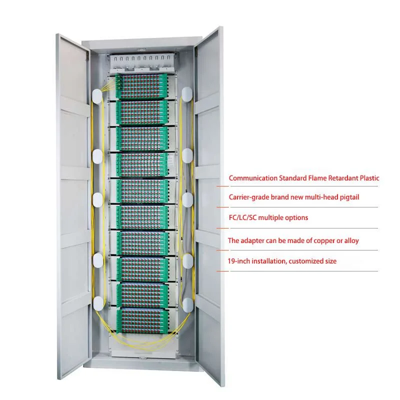 ODF 24-Port Sc Fiber Optic Distribution Frame Distribution Patch Panel