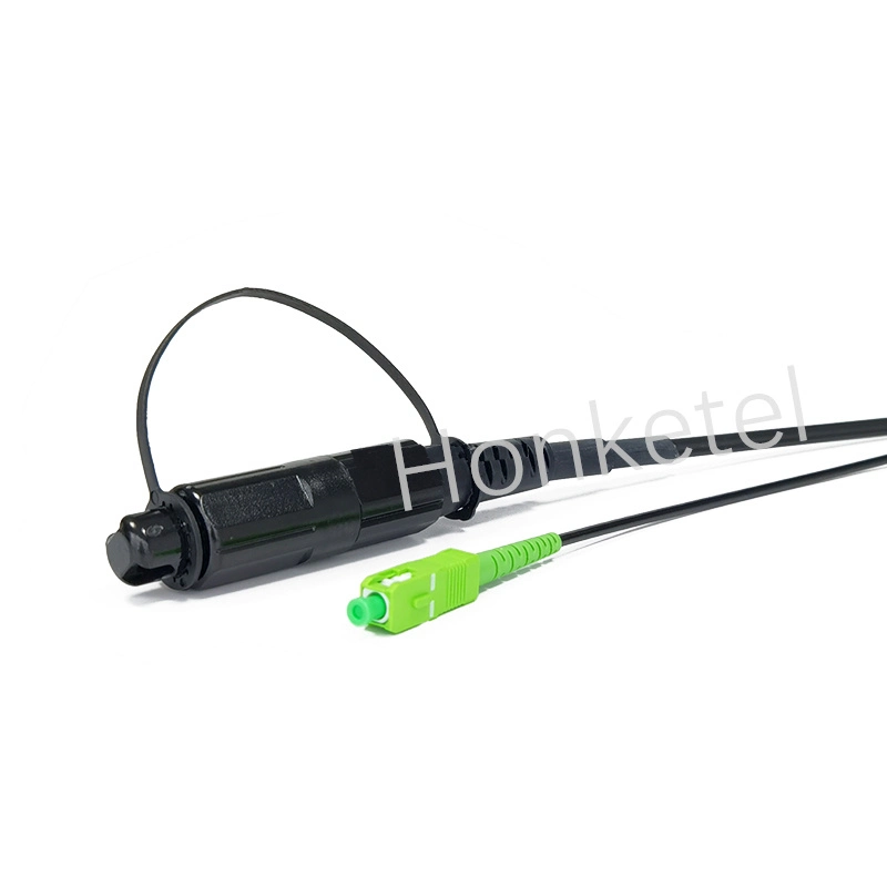 Pre Connectorized Indoor/Outdoor Fiber Optic Cable Patch Cord G657A Waterproof Drop Cable with RoHS Standard