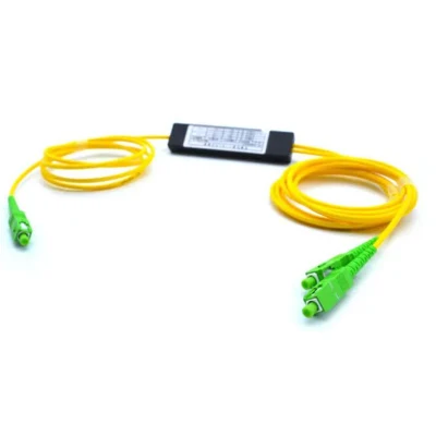 SC/UPC 1X2 2 a 1 FBT Fiber Optic Splitter PLC Módulo de modo único divisor