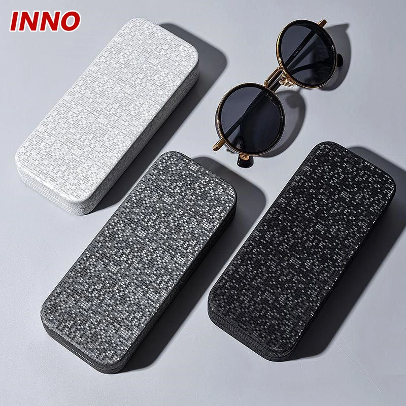 Inno-T107 Glasses Box Ins Girl Light and Portable Crush-Resistant Pixelpattern Sunglasses and Optical Glasses Case Eco-Friendly