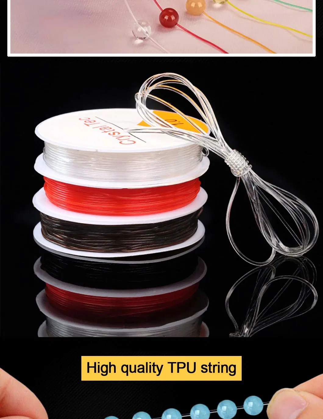 Wholesale Beading Flexible Elastic Thread Cord for Bracelet