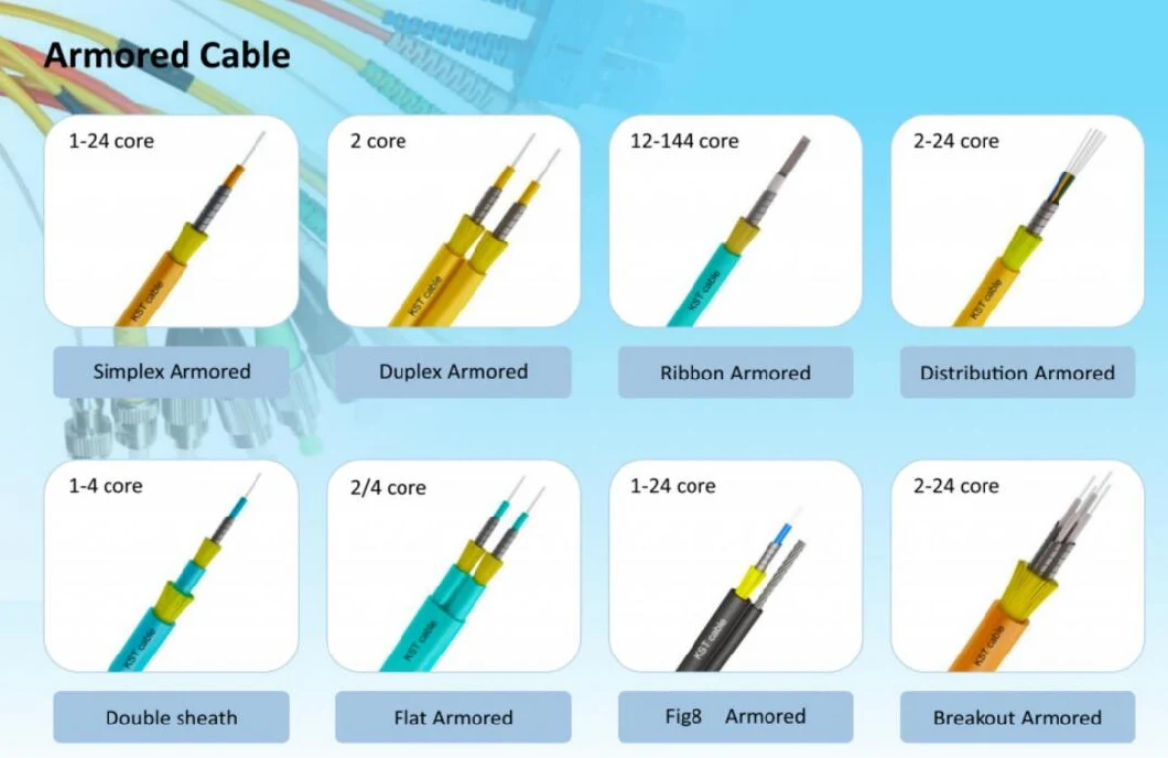 Adds Cable Directly FTTX FTTH Multicore Single Mode Self G652D G657A1 Optic Fiber Cable