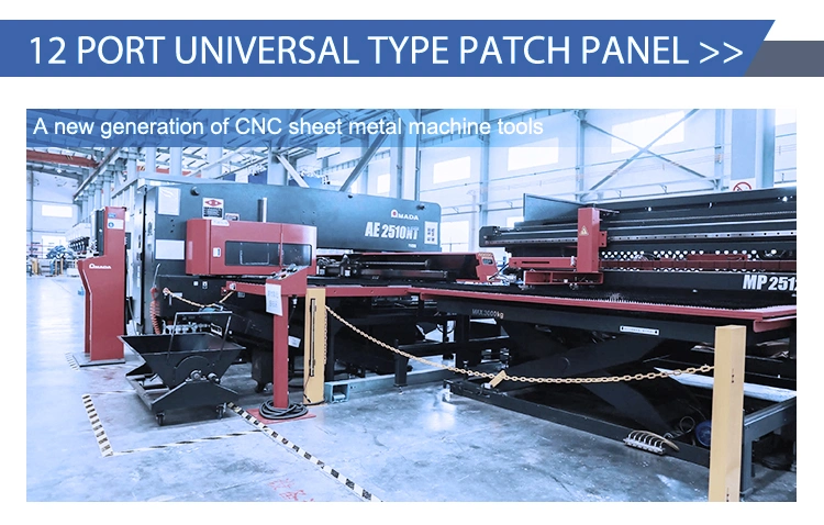 Necero Fiber Optic Equipment 12 Port Patch Panel