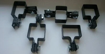 Fence Rectagular Post Clips/ Clamps for Wire Mesh Fence Post-End Clamps