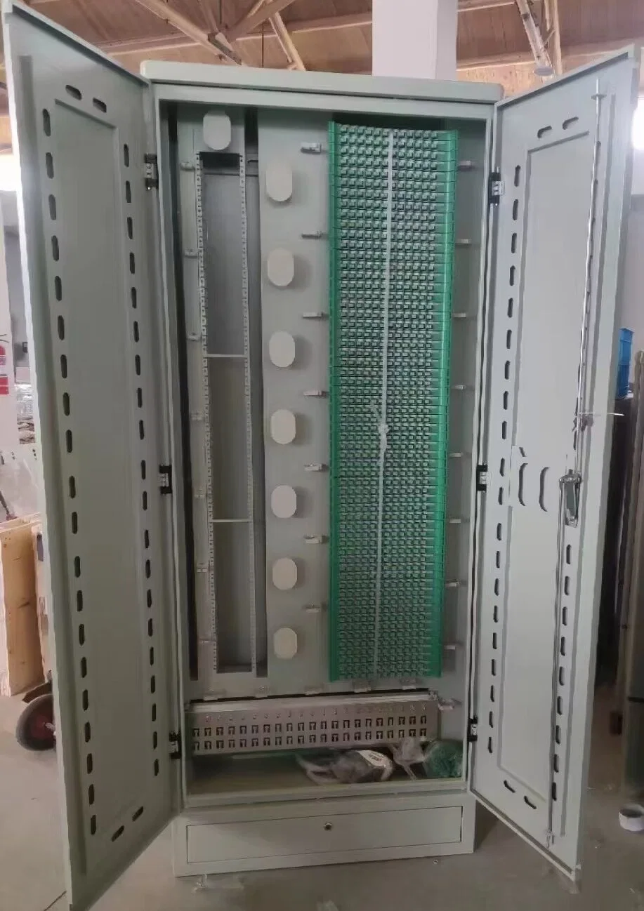 SMC Material Cross Connection Transfer Box Fiber Distribution Cabinet