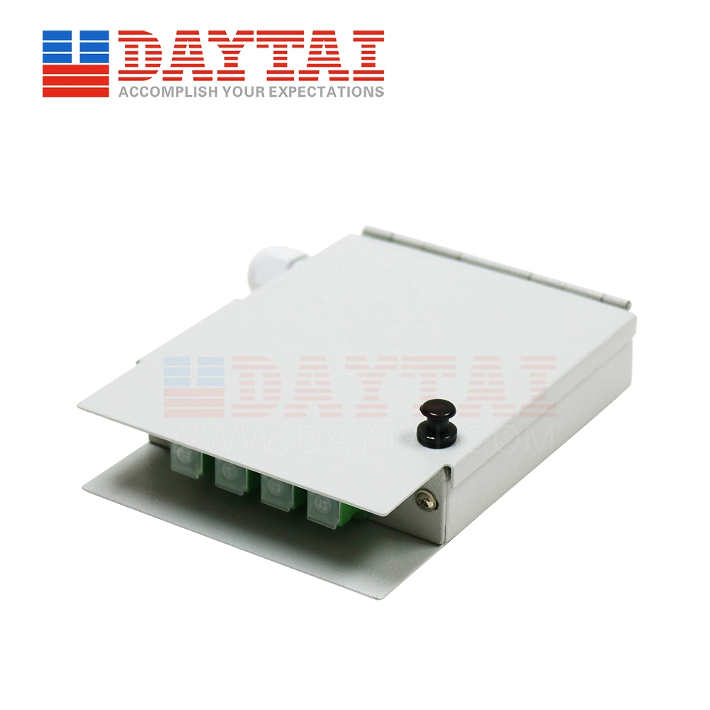 FTTH/FTTB Fiber Optic 4 Core Mini ODF Termination Box