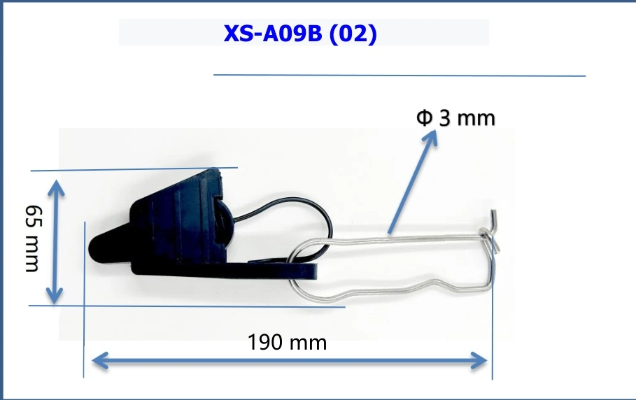 FTTH ADSS Flat Tension Clamp Hook High Strength Anchor Clamp Fiber/Cable Clamp