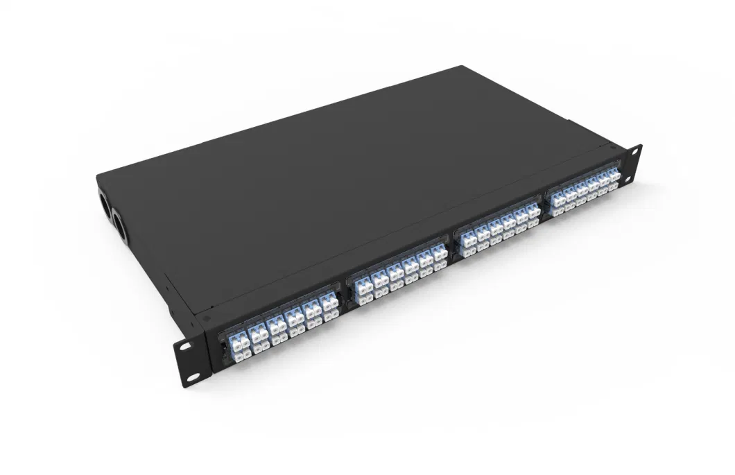 144 Fibers MPO to LC, 1ru 19&quot; High-Density MPO/MTP Patch Panels