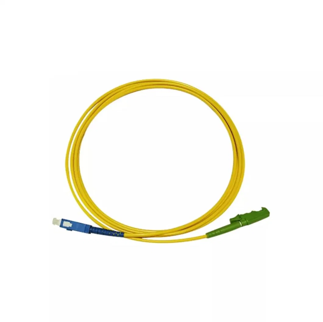 Fiber Patch Cord E2000/APC-Sc/Upc Single Mode (SM) Single Core (SX) Fiber Pigtail Jumper E2000 Fiber Optic Connector