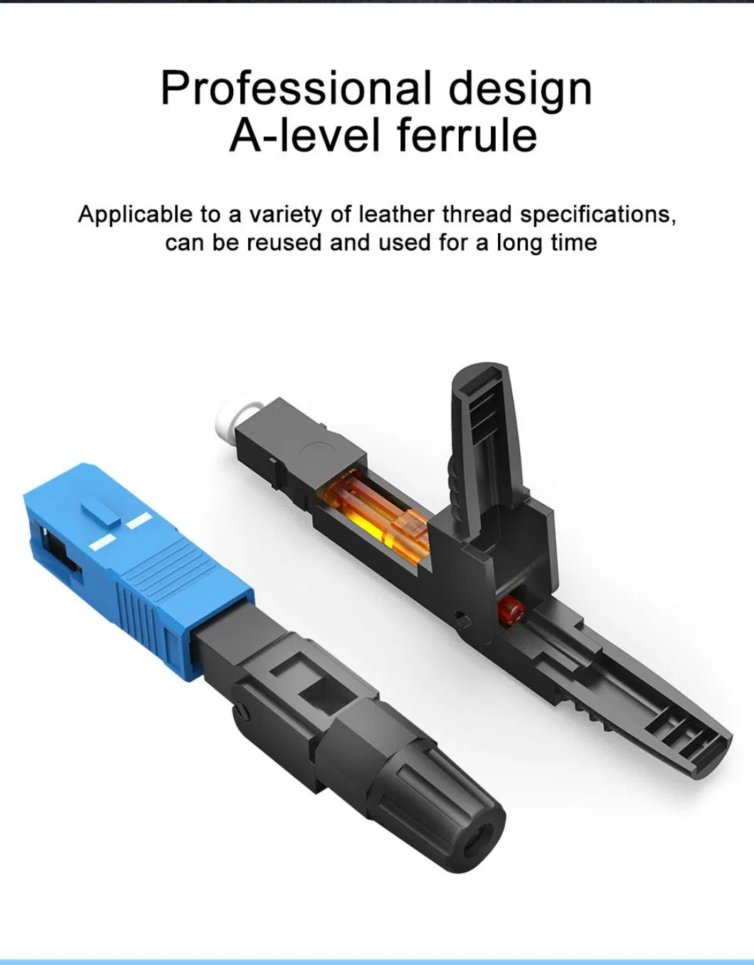 Factory Direct Supply Free Testing Sample Sc/APC Fiber Optic Fast Quick Connector