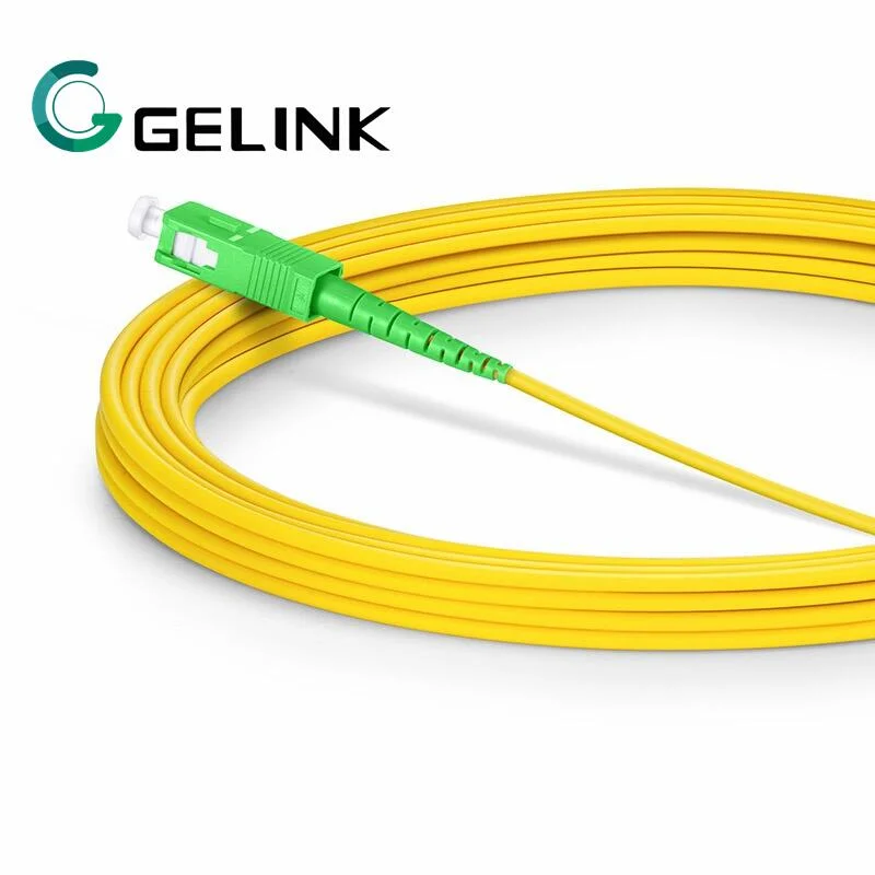 High Quality LC/APC-Sc/APC Single Mode Simplex 5m Fiber Optic Patch Cord