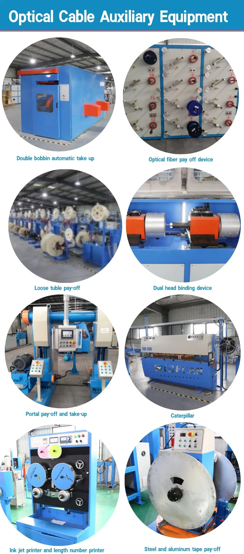 Tight Buffer Fiber Extrusion for Optic Cable Manufature Production Line