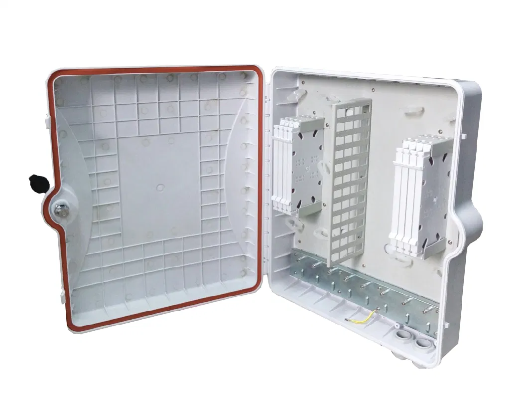 FTTH Terminal Box Waterproof IP66 Outdoor 48/72/96 Core Fiber Optic PLC Splitter Patch Panel Termination Distribution CTO Box Wholesale Price White/Balck Color