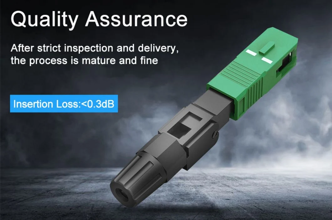 LC/Upc LC/APC Fiber Optic Connector LC Fast Connector Used for Round/Flat Cable