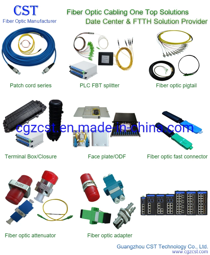 1u 24ports Fiber Panel De Fibra Optica ODF Fiber Optic Distribution Frame