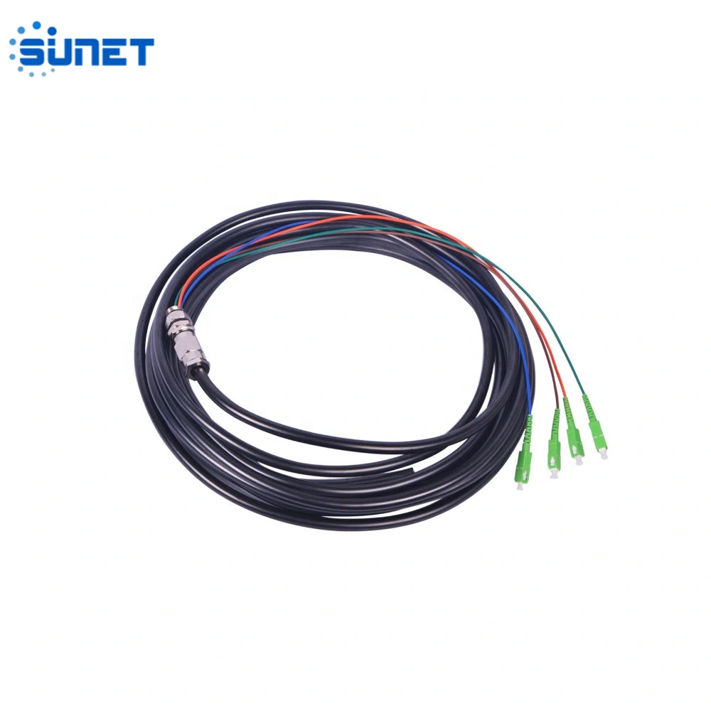 Sunet Outdoor Waterproof Fiber Optic Pigtails with FC/St/LC/Sc Connector