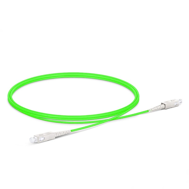 15 Years Manufacturer LC-LC OS2 Outdoor Indoor Optical/Optic Fiber FTTH Patch Cable, Green