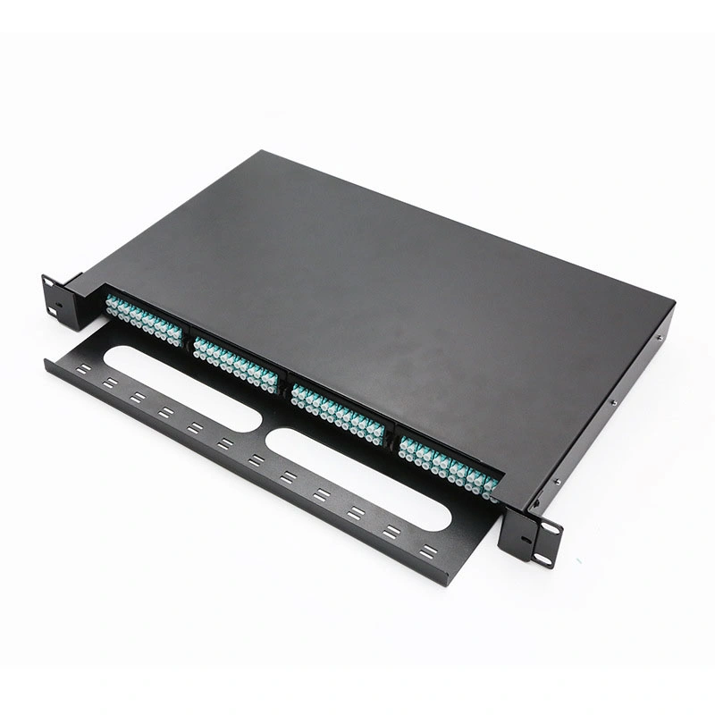 High Quality Sc/fc/st/lc Rack Mount Splicing Fiber Optic Patch Panel For FTTX Network Cable Management