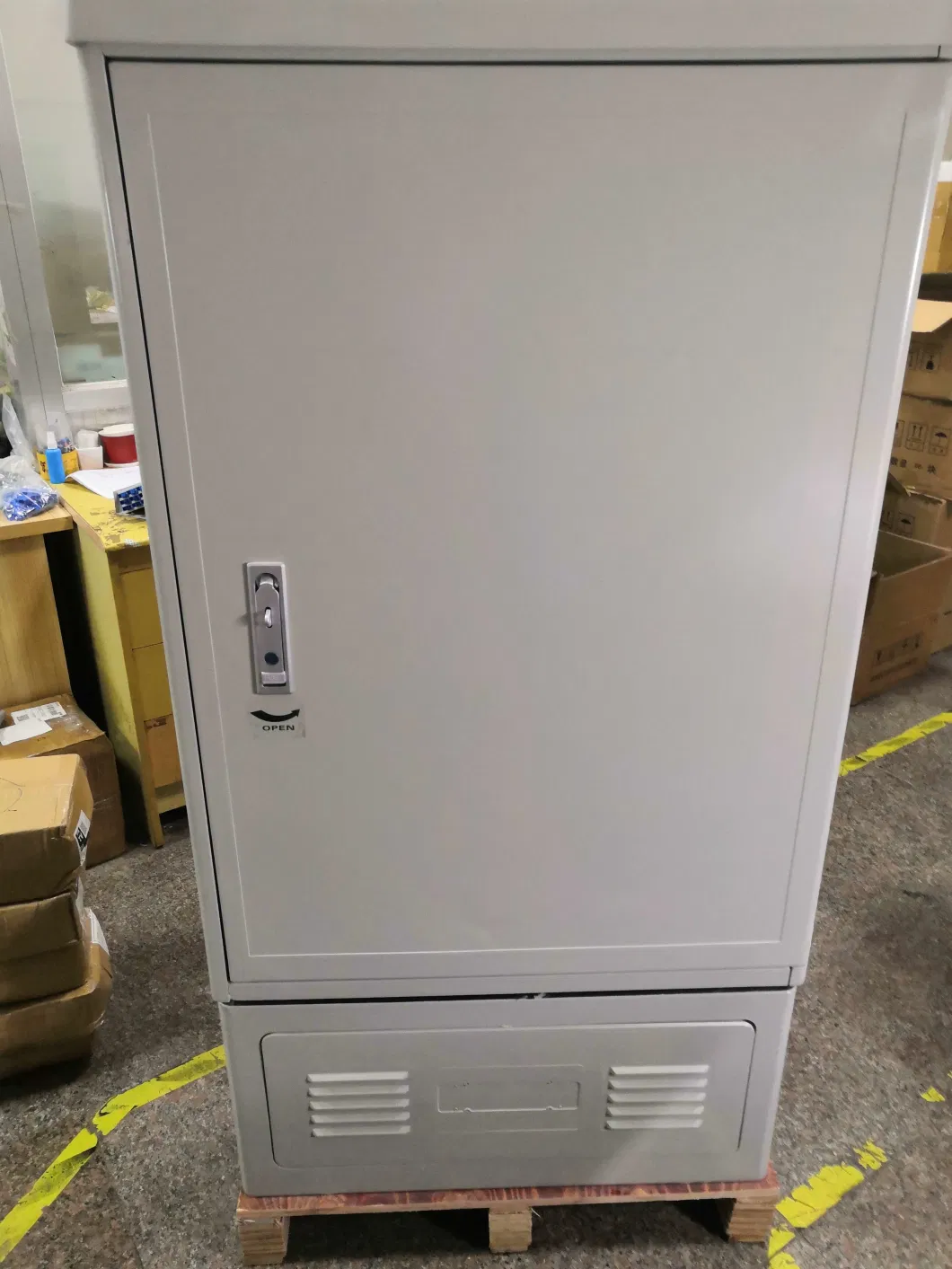 SMC Material Cross Connection Transfer Box Fiber Distribution Cabinet