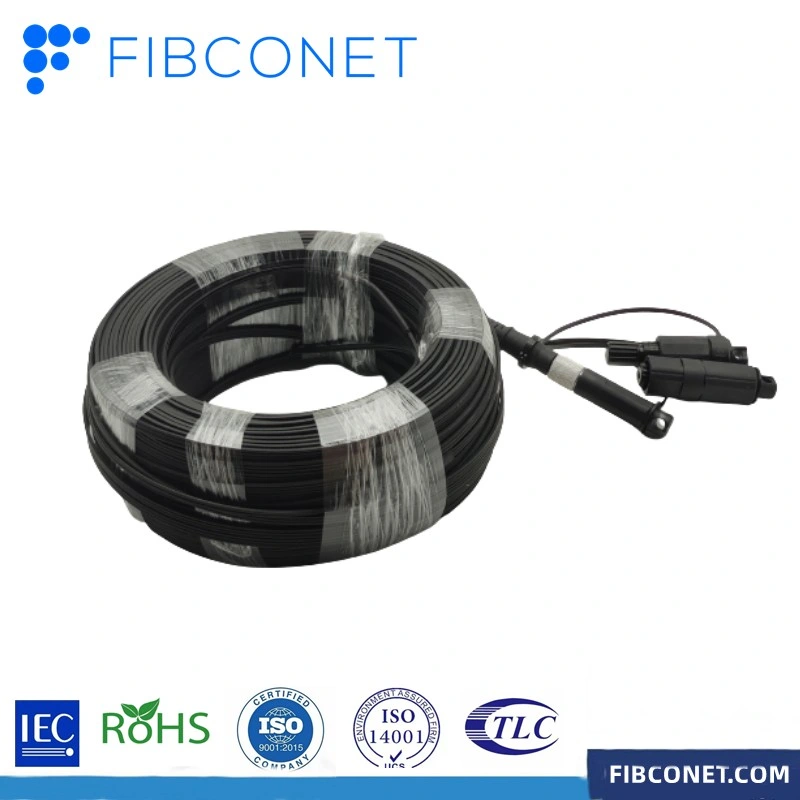 FTTX Hw/Optitap/Slim Optical IP68 Fiber Optic Waterproof Connector Assembly Drop Cable