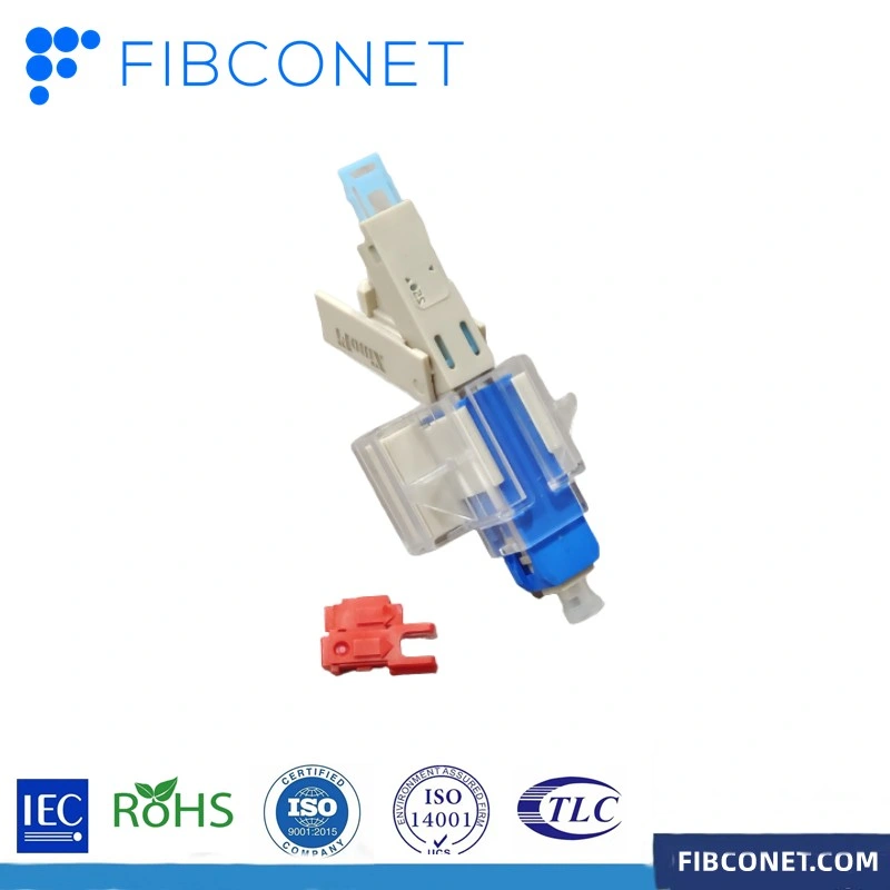 High Precision Sc LC FC St APC/Upc Optical Fiber Fast Coonector