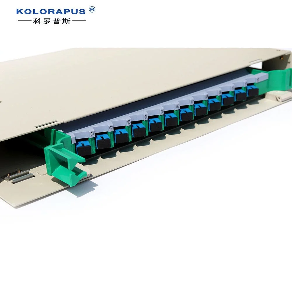 Kolorapus Sc 12 Ports Optical Patch Panel Fiber Optic Distribution Box