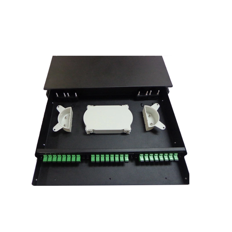 1u 24ports Fiber Panel De Fibra Optica ODF Fiber Optic Distribution Frame