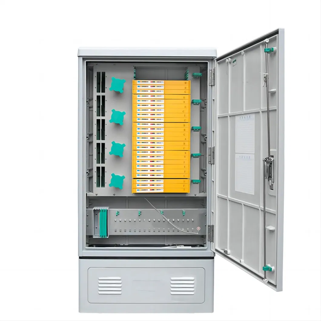 144 288 567 Core Fiber Optic Cross Connect Distribution Cabinet