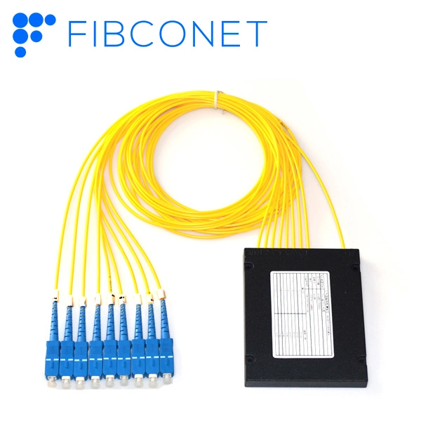 FTTH 1X2 1X4 1X8 1X16 Fbt Splitter Mini/Steel Tube/Lgx/Plugin/Module/ABS Box Splitter Fiber Optic Coupler Cassette Splitter Optical Fiber PLC Splitter