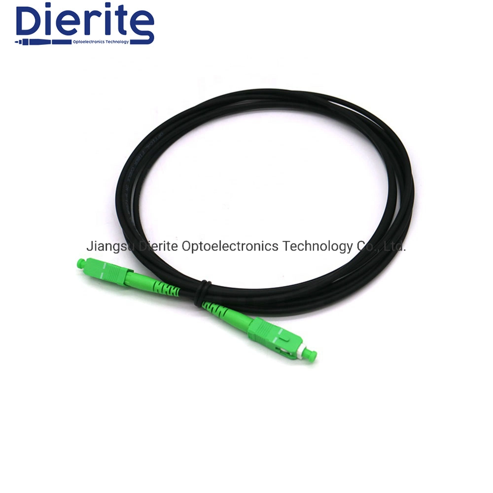 Reliable Connection Self Supported Pre-Terminated FTTH Outdoor Sc APC Drop Fiber Patch Cord