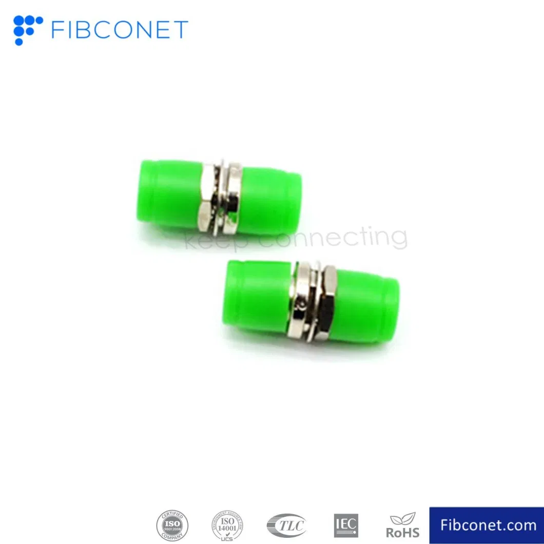 FTTH Fiber Coupler Adaptor FC to FC APC Sm Sx Fiber Optic Adapter Without Flange