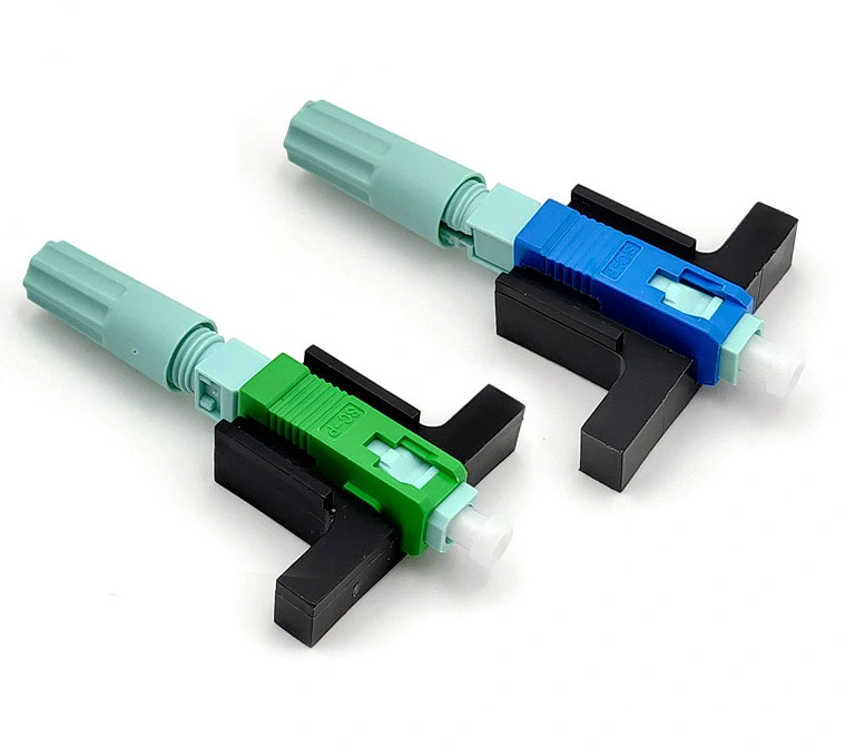 FTTH Aircraft Gland Type Sc APC Quick Assembly Connector Sc/APC Fiber Optic Quick Connector Sc Optical Fiber Fast Connector