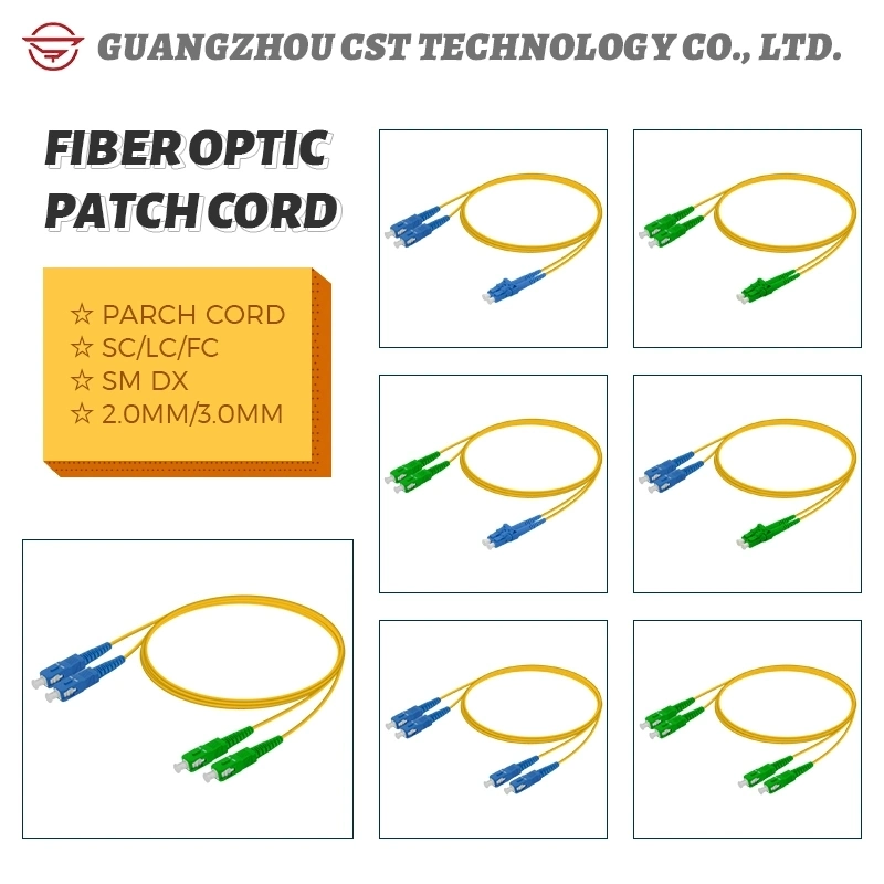 China 12/24/48/96/144 Core LC/Sc/St/FC MPO/MTP Connector FTTH Indoor Outdoor Armoured Drop LSZH PVC Fiber Optic Optical Patch Cord Pigtail Jumper Wire Cable