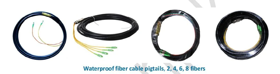 Outdoor Waterproof Fiber Optic Cable Pigtails with Connector