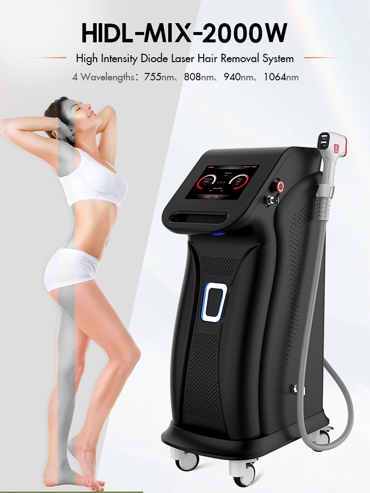 2024 New Technology ODM OEM Fiber Coupled Optic Diode Laser Hair Removal Machine 808nm Laser De Diodo Laiser Hair Removal Esthetician Equipment Manufacturer