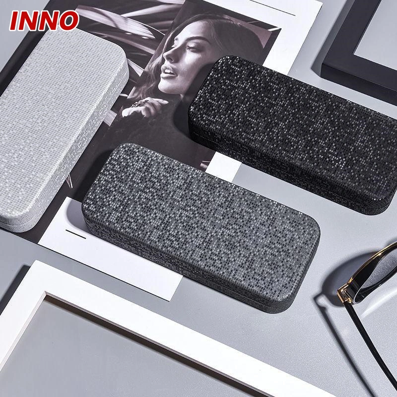 Inno-T107 Glasses Box Ins Girl Light and Portable Crush-Resistant Pixelpattern Sunglasses and Optical Glasses Case Eco-Friendly