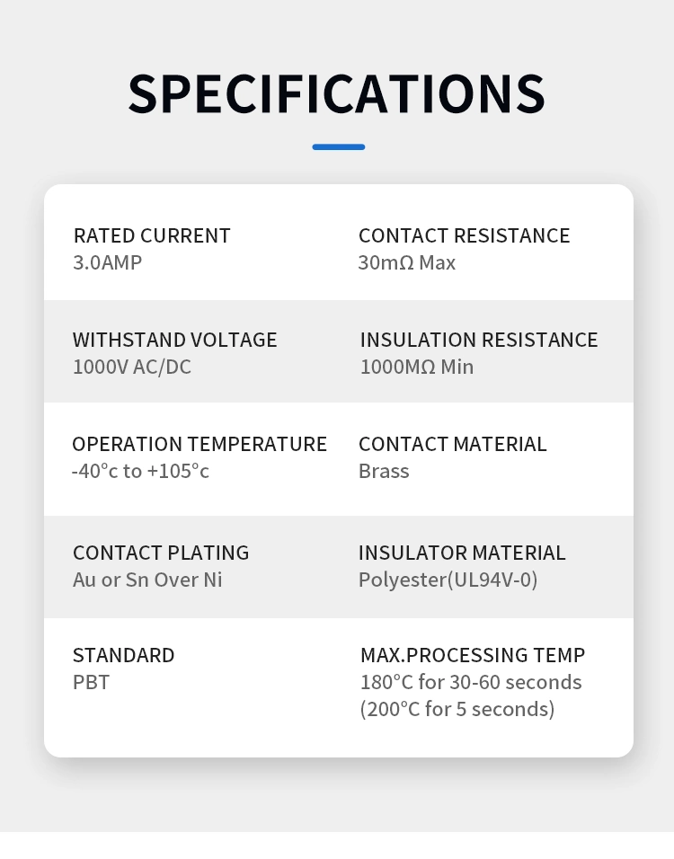 Sample Customization OEM ODM Factory Custom High Temperature Resistant Socket Connector