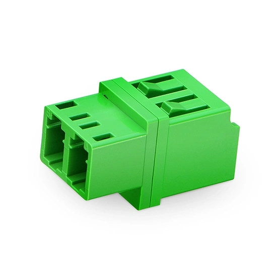 Wholesale Factory Price LC APC Square Adaptor Duplex Fiber Optic Connector with Shutter