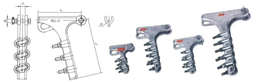 70kn Nll-2 Clamp Strain Clamp Nll Series Aluminum Alloy Clamp