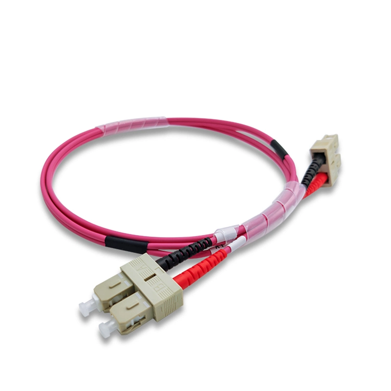 Fiber Optic Jumper Fan out Patchcord Sm/mm Smplex/Duplex LC/Sc APC/Upc/PC Connector G652D/G657A1 Jacket 0.9mm 2.0mm 3.0mm LSZH Fiber Optic Patch Cable
