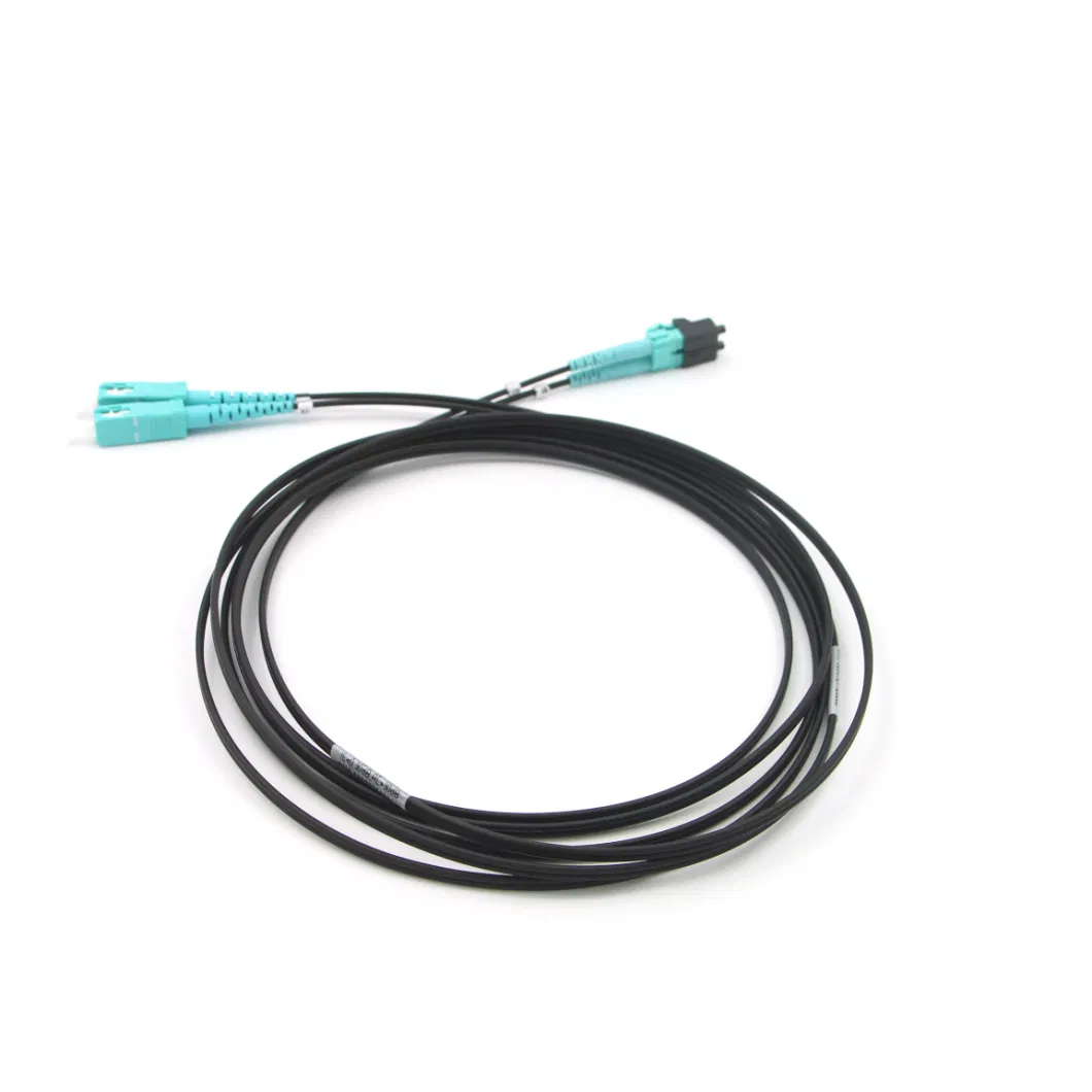 Sc-LC Om3-150 Duplex Fiber Optics Patch Lead with 6 Meters