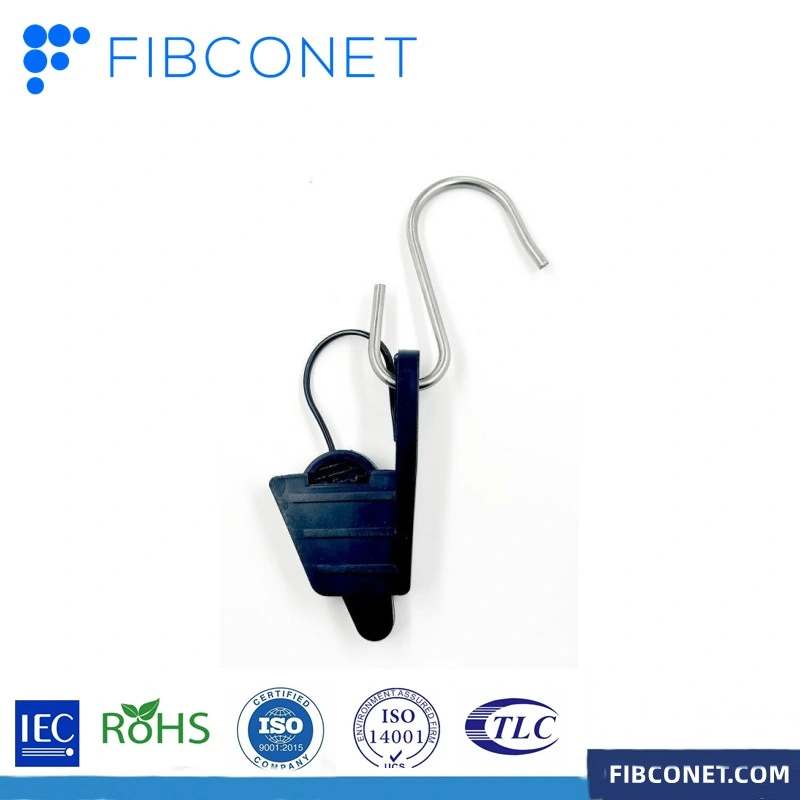 FTTH Outdoor Overhead Suspension Clamp ADSS ABC Introduction Cable Tension Clamp Wedge Dead End Anchor Clamp