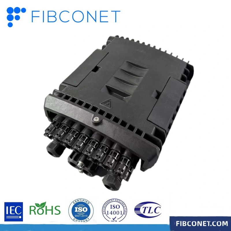 FTTH Wall/Pole Mounted Waterproof Plastic Optical Fiber Optic Junction Box